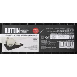 Escurreplatos metálico básico con bandeja Quttin (4 Unidades) Escurreplatos metálico básico con bandeja Quttin (4 Unidades)