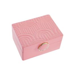 Joyero Glam DKD Home Decor Rosa 17 x 10 x 23 cm