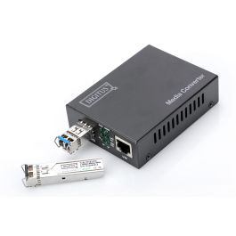 Digitus Convertidor de Medios Gigabit Ethernet, Ranura Abierta SFP sin Módulo