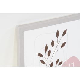 DKD Home Decor Cuadro Scandi Decorativo Multicolor con Diseño de Jarrones, Set de 3 Unidades de Lienzo y Pino 30x40 cm