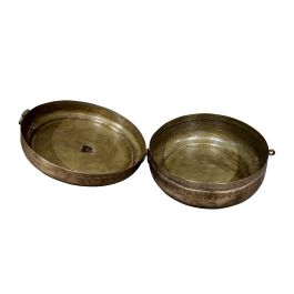 Caja-Joyero Home ESPRIT Cobre Latón 25 x 25 x 10 cm