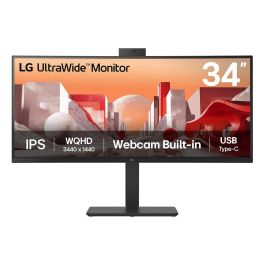 LG 34BA85QE-B Monitor Curvo IPS WQHD 34" 3440x1440 21:9 5ms 60Hz HDR10 HDMI DP USB-C Altavoces Incorporados Precio: 460.88999946. SKU: B143Y6QZHY