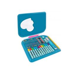 Maletín de actividades artísiticas frozen con 12 crayones, 12 rotuladores, 6 lápices de colores, regla, lápiz, borrador y sacapuntas.32x25x2 cm Maletín de actividades artísiticas frozen con 12 crayones, 12 rotuladores, 6 lápices de colores, regla, lápiz, borrador y sacapuntas.32x25x2 cm