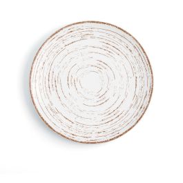 Ariane Plato Llano Porcelana Tornado White 24 cm Set de 6 Unidades Reforzado Profesional Apilable Apto Lavavajillas Microondas Horno