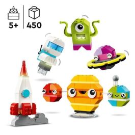 LEGO 11037 Classic Creative Planets - Juguete Set de Construcción del Sistema Solar con Lanzadera Cohete