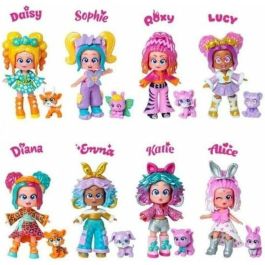 Muñeca kookyloos pet party 3 caras con expresiones, incluye mascota y accesorios. 18,5x29x23cm Precio: 9.9099. SKU: B1BPJSS3BG