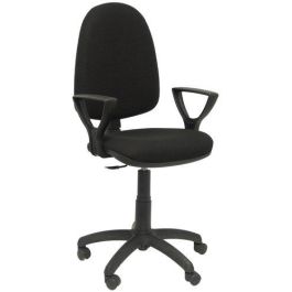 Silla Piqueras Y Crespo Ayna Brazos Fijos Mecanismo Contacto Permanente Con Regulacion De Profundidad Asiento Y Respaldo Tapizado Bali Negro Precio: 137.50000044. SKU: S5702107
