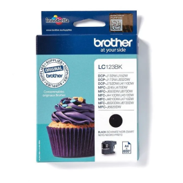 Brother LC123BK Cartucho de Tinta Negro para MFC-J4510DW / MFCJ-4410DW / MFCJ-4610DW Precio: 39.49999988. SKU: S8401971