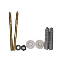 Edm Juego de Tornillos para WC de Latón Cromado 5 x 75 mm Acero Inoxidable Precio: 3.50000002. SKU: S7914739