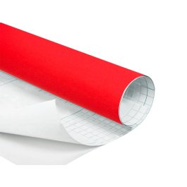 Liderpapel Rollo Adhesivo Especial Ante Rojo 0,45 x 2 mt