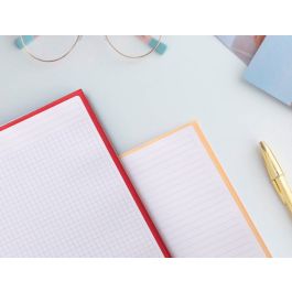 Antartik Cuaderno Espiral Micro A4 Tapa Dura 80 Hojas 90g Cuadro 5mm 4 Taladros Negro - Papel Extrablanco Ultrasuave