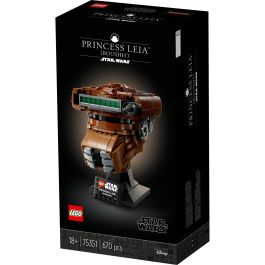 LEGO 75351 Casco Princesa Leia (Boushh) Star Wars, Set de Construcción, 670 piezas, Plástico, para Adultos