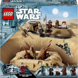 LEGO 75396 Star Wars Esquife del Desierto y Fosa del Sarlacc, Juego de Construcción 558 Piezas