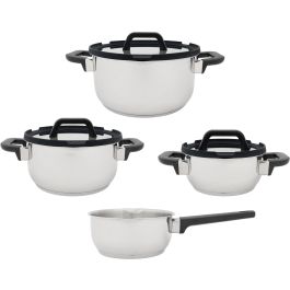 Cosy & Trendy COS5401110272755 Juego de Utensilios de Cocina Modernos de Acero Inoxidable - 7 Piezas - Apto para Inducción