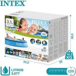 Piscina hinchable redonda easy set con depuradora filtro (capacidad 3077 litros) 305x61 cm Piscina hinchable redonda easy set con depuradora filtro (capacidad 3077 litros) 305x61 cm
