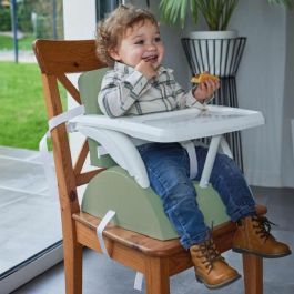 Thermobaby Asiento Elevador para Bebé GUSTO 2 en 1 Escalable, Transportable, Verde Salvia, de 6 meses a 50 kg Thermobaby Asiento Elevador para Bebé GUSTO 2 en 1 Escalable, Transportable, Verde Salvia, de 6 meses a 50 kg