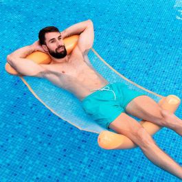Hamaca de Agua Flotante Individual para Piscina Pulok InnovaGoods Hamaca de Agua Flotante Individual para Piscina Pulok InnovaGoods