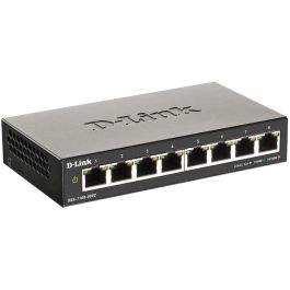 D-Link DGS-1100 Conmutador gestionado inteligente 8 Puertos Gigabit Ethernet RJ-45 16 Gbps con Tecnología Green y Capa 2