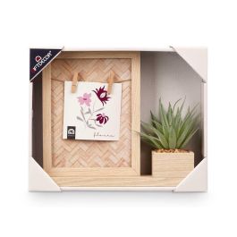 Portafoto 10X10Cm Con Planta Giftdecor (8 Unidades) Portafoto 10X10Cm Con Planta Giftdecor (8 Unidades)