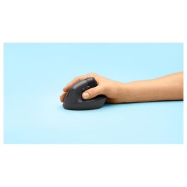 Logitech Ratón Ergonómico Vertical Lift Mano Derecha RF Wireless + Bluetooth 4000 DPI Grafito