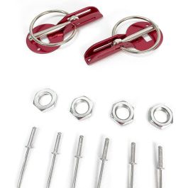 Cierre de capó OCC Motorsport OCCRC001 Rojo Muelle