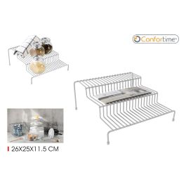 Estante 3 niveles metal gris 26x25 cm - Confortime (12 Unidades) Precio: 40.49999954. SKU: B1JPAQPR47