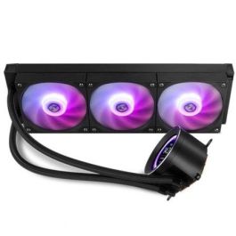 Nox NXHUMMERX360LCDBK Sistema de Refrigeración Líquida 360mm con Pantalla LCD, Negro, Compatible Intel/AMD