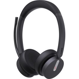Yealink BH70 Dual UC Auriculares Bluetooth Inalámbricos para Oficina/Centro de Llamadas, Binaurales Supraaurales, Doble Conectividad USB-C/A, Negro