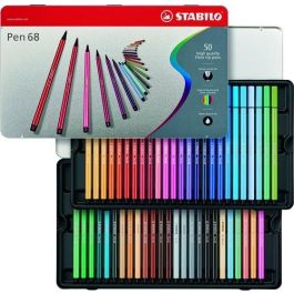 Rotulador Fibra Stabilo Pen 68 Caja Metalica De 50 Precio: 66.50000038. SKU: B17Y37NFYY