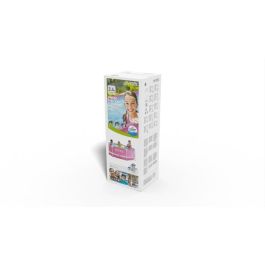 INTEX - Kit de piscina redonda con estructura metálica rosa - tubular - Ø xh: 2,44 x 0,76 m INTEX - Kit de piscina redonda con estructura metálica rosa - tubular - Ø xh: 2,44 x 0,76 m