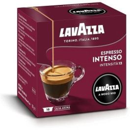 Lavazza 08602 Cápsula de café Intensamente para máquinas A Modo Mio, blend de gran cuerpo y sabor excepcionalmente lleno, caja de 16. Precio: 10.5900003. SKU: S7602127