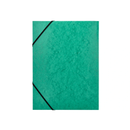 Q-connect Carpeta q-connect kf02168 Cartón Simil-prespan Solapas 320x243 mm Verde