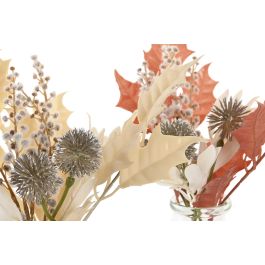 DKD Home Decor Planta Marron Blanco 6 x 27 x 6 cm (2 Unidades)