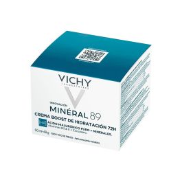 Vichy MINÉRAL 89 Crema Hidratante 72h Ligera con Ácido Hialurónico y Escualeno 50 ml