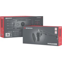 Genesis Radium 300 XLR Micrófono de Estudio Condensador Cardioide con Kit Completo Negro (No requiere Phantom 48V)