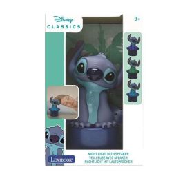 Lexibook Luz Nocturna con Altavoz Disney Stitch NS01D LED Cambio de Color