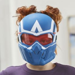 Hasbro Máscara Marvel Vengadores Capitán América de Juego de Rol con Lentes Abatibles para Niños +5 Años Película Brave New World