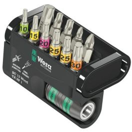Wera 05057435001 Bit-Check 12 Wood Juego de puntas Torx HF y Pozidriv 1/4" con 11 piezas y estuche Precio: 55.50000049. SKU: B1G3Q5BMWR