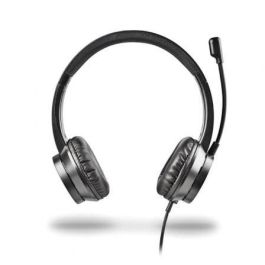 NGS MSX11PRO Auriculares estéreo supraurales con Micrófono ajustable, Jack 3.5mm, adaptador doble Jack para PC y control de volumen en cable - Negros NGS MSX11PRO Auriculares estéreo supraurales con Micrófono ajustable, Jack 3.5mm, adaptador doble Jack para PC y control de volumen en cable - Negros