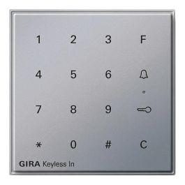 GIRA 260565 Codetastatur TX44 Keyless, WG UP, Farbe alu Precio: 391.1688. SKU: B1JVCJ88J4