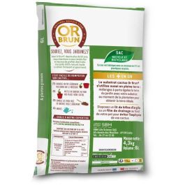 Or Brun OBRTCAC6U Sustrato para cactus y plantas suculentas Brown Gold 6L Promueve el crecimiento Or Brun OBRTCAC6U Sustrato para cactus y plantas suculentas Brown Gold 6L Promueve el crecimiento