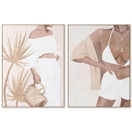 Cuadro DKD Home Decor Mujer Urbano (90 x 4 x 120 cm) (2 Unidades) Precio: 157.68999994. SKU: B1AZR65Q5S
