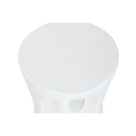 Mesita Auxiliar Moderno DKD Home Decor Blanco 35.5 x 51 x 35.5 cm Mesita Auxiliar Moderno DKD Home Decor Blanco 35.5 x 51 x 35.5 cm