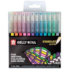 Talens Bolígrafos de Gel Stardust Glitter Estuche de 12 Colores Surtidos - Efecto Brillante Precio: 12.50000059. SKU: S8418206