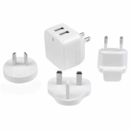 Cargador portátil Startech USB2PACWH Negro 65 W Cargador portátil Startech USB2PACWH Negro 65 W