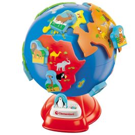 CLEMENTONI Mi Primer Globo Terraqueo Interactivo para Niños de 3 a 5 Años con Animales y Cuestionarios Educativos
