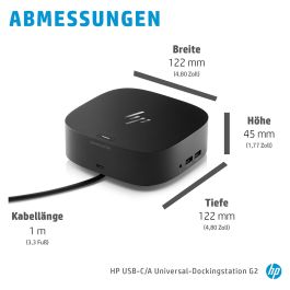 HP Base USB-C Dock G5 100W Negro
