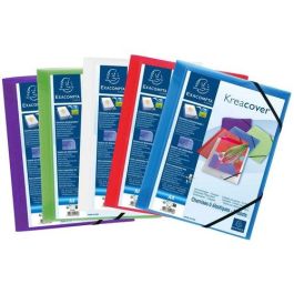 Carpeta De Gomas Y Solapas Exacompta Kreacover Pp Translucido A4 Surtido (5 Col.) (Set de 5) Precio: 22.49999961. SKU: B1DJ38NNNC