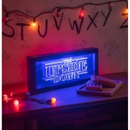 ERIK Lámpara The Upside Down Stranger Things LED ABS Acrílico 32.5x5cm Luz Dos Lados Modo Intermitente USB-C