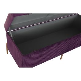 Descalzadora Glam DKD Home Decor Purpura Dorado 43 x 46 x 115 cm